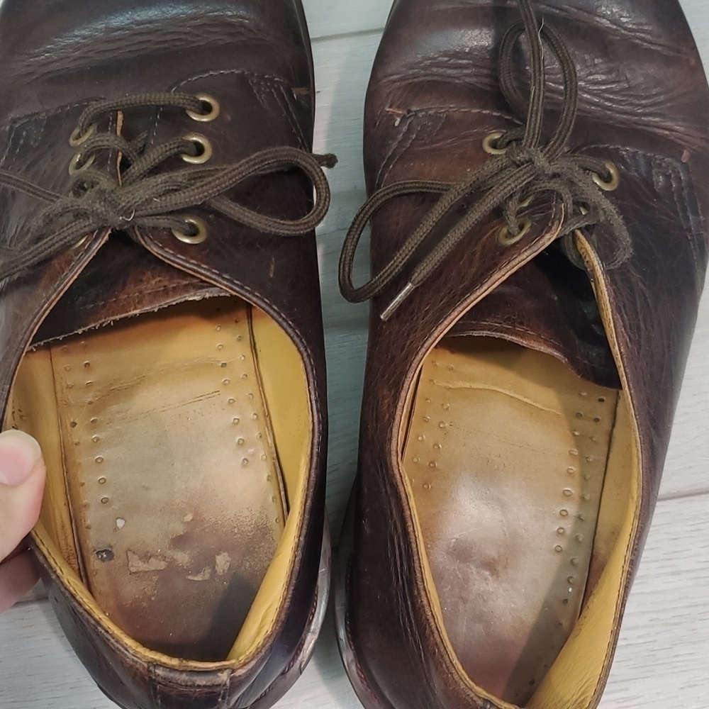 Vintage Doc Dr.Martens Mens Y2K Made in England boorish shoes sz UK 6 US 7 - Picture 8 of 15